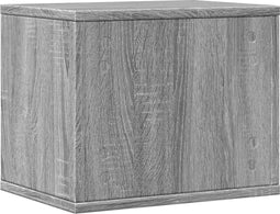 Bureau organiser 36x26x29,5 cm bewerkt hout grijs sonoma eiken