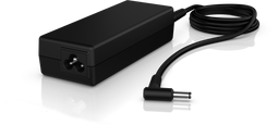 HP 90W - AC Adapter - Smart met haakse connector - Zwart