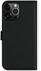 Selencia iPhone 13 Pro Max - Echt Lederen Bookcase - Ruimte voor 3 pasjes - Zwart