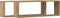 vidaXL - Wandplanken - 2 - st - Artisan - Eiken - 80x15x26 - cm - Bewerkt - Hout