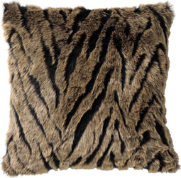 Dutch Decor JAVAN - Sierkussen Rocky Road 45x45 cm - bruin - Inclusief binnenkussen