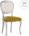 Stoelhoes Eysa BRONX Mosterd 50 x 5 x 50 cm 2 Stuks