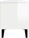 vidaXL - Tv-meubel - 180x31,5x40 - cm - bewerkt - hout - hoogglans - wit