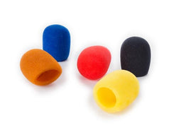 HQ-Power Windkapjes voor microfoon, set van 5, schuimrubber, 5 kleuren
