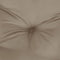 vidaXL - Palletkussen - 120x40x12 - cm - stof - taupe