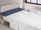 Kussensloop Happy Home MIX COLORS Marineblauw Bed van 105 144 Draden