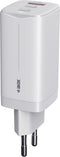 iBox ILUC65W oplader voor mobiele apparatuur Universeel Wit AC Snel opladen Binnen