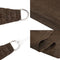 vidaXL - Zonnezeil - 160 - g/m² - 5x5 - m - HDPE - bruin