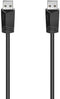 Hama 00200601 - USB A naar USB A Kabel - 150 cm - Zwart