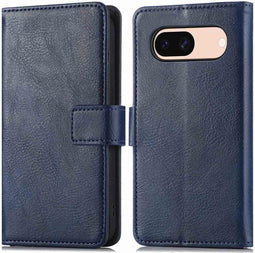 imoshion Google Pixel 8a - Luxe Bookcase - Ruimte voor 3 pasjes - Donkerblauw