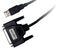 LogiLink USB 2.0 - D-SUB 25 Adapter Kabel 1.8m - Zwart
