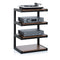 NorStone ESSE HIFI - Audio meubel - 4 lagen - zwart walnoot