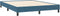 vidaXL - Bedframe - zonder - matras - 140x210 - cm - fluweel - donkerblauw