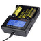 CR123 A Li-ion battery with 3.7 volts, 760mAh 2 pieces and quick charger