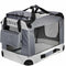 Cadoca Honden & Katten Reisbench XXL - Opvouwbaar - 90x59x65cm - Grijs