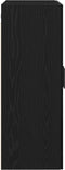 vidaXL - Highboard - Zwart - Eiken - 69,5x34x90 - cm - Gefabriceerd - Hout