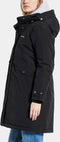Didriksons JOSEFINE WNS PARKA - Dames Outdoor parka - Afneembare capuchon - Zwart