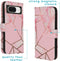 iMoshion Hoesje Geschikt voor Google Pixel 8 Hoesje Met Pasjeshouder - iMoshion Design Softcase Bookcase - Meerkleurig / Pink Graphic