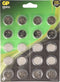 CR2032 GP lithium knoopcel 3V 10 stuks