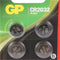 CR2032 GP lithium knoopcel 3V 8 stuks