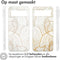 iMoshion Hoesje Geschikt voor Google Pixel 8 Hoesje Siliconen - iMoshion Design hoesje - Meerkleurig / Golden Leaves Transparant