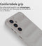 imoshion Hoesje - Geschikt voor Samsung Galaxy S23 FE - EasyGrip Backcover - Grijs