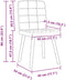 vidaXL - Eetkamerstoelen - 2 - st - stof - wolk - grijs