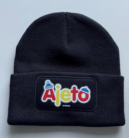Buurman en Buurman Muts Beanie A Je To Text Navy
