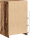 vidaXL - Sideboard - met - LED - Verlichting - Oude - Hout - 41x37x67 - cm