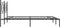 vidaXL - Bedframe - met - hoofdbord - metaal - zwart - 160x200 - cm