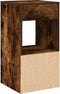 vidaXL - Nachtkastjes - 2 - st - met - lade - 35x34x66,5 - cm - gerookt - eikenkleurig