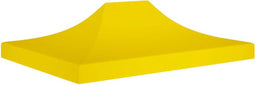 vidaXL Partytentdak - 270 g/m² - 4x3 m - Geel