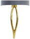 Muurlamp DKD Home Decor Gouden Metaal Polyester 220 V 50 W (30 x 16 x 60 cm)