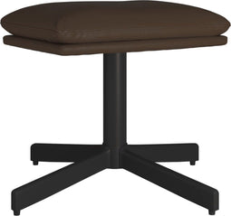 vidaXL - Voetenbank - 60x60x36 - cm - kunstleer - bruin