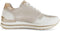Gabor 528 - Lage sneakers - Rits- en vetersluiting - Beige