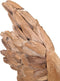 vidaXL Vissenbeeld 40x12x57 cm teakhout
