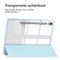 imoshion Tablet Hoes - Geschikt voor Samsung Galaxy Tab S9 11.0 inch - Trifold Hardcase Bookcase - Lichtblauw