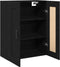 vidaXL - Highboard - Zwart - Eiken - 69,5x34x90 - cm - Gefabriceerd - Hout