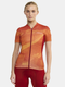 Craft ADV Endurance Graphic fietsshirt korte mouwen oranje/rood dames L