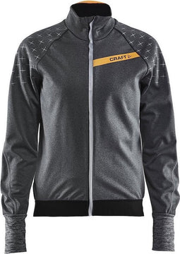 Craft Belle Glow Dames Fietsjack Grijs