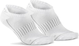Craft Cool Training 2pack Shaftless Sock - Sportsokken - Algemeen - Maat 34 - 36 - Wit
