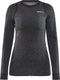 Craft - Core Wool Merino LS Tee - Thermoshirt - Dames - Zwart - XS