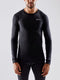 Craft - Core Wool Merino LS Tee - Thermoshirt - Heren - Zwart - XL