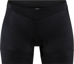 Craft Fietsbroek Kort Zonder Bretels Dames Zwart - ESSENCE HOT PANTS W BLACK - S