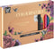 Craft ID Floral Garden Kleurboek voor Volwassenen - 96 Ontwerpen & 10 Kleurpotloden - Cadeau geschenk - Ontspannende Tekenset Volwassenen voor Kleuren en Stressverlichting