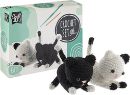 Craft ID Starters Haakpakket Katjes | amigurumi haken nederlands | Haakpakketten knuffels | Geschikt voor 12 jaar en ouder | Haakpakketten voor volwassenen