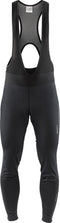 Craft Ideal Pro Wind Lange Fietsbroek Met Bretels Zwart - Maat XL