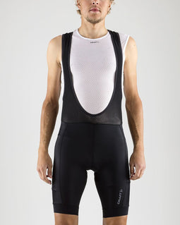 Craft Rise Bibshort fietsbroek kort zwart heren M