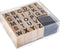 Craft Sensations Craft Sensations Houten Stempelset Alfabet 10x8,1x3 cm