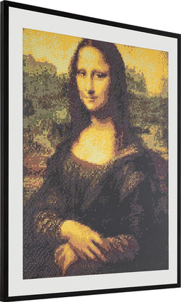 Craft Sensations Diamond painting voor volwassenen | Mona Lisa diamond painting | Formaat 40 X 50 CM | Knutselpakket volwassenen